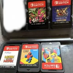 ゲームソフト　ニンテンドー　スイッチ　Switchカセット　5個まとめケース付き