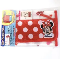 新品 ミニー ミニーちゃん ランドセルカバー 刺繍 リフレクター 反射板