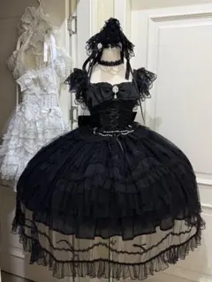 PINK HOUSE ピンクハウス ピコフリルロングスカート ボタン前全開