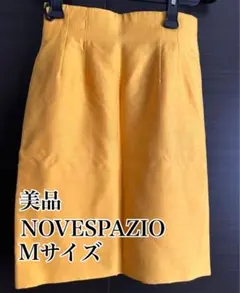【美品】NOVESPAZIO スカート Mサイズ イエロー タイト 上品のサムネイル
