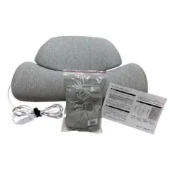 美品　サバキューあったかダブル枕　首と肩がホッとする枕　加熱機能付きネックピロー