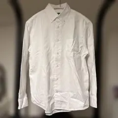 【美品】ボタンダウンシャツ　ホワイト　子供用　140cm