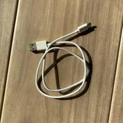 USB-A to USB-C ケーブル 約60㎝ ホワイト