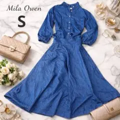 ミラオーウェン デニムシャツワンピース セットアップ　ドッキング
