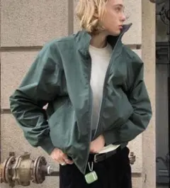 【即発送可】BONBON　リバーシブル　ナイロンジャケット サイズM