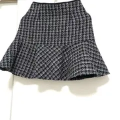 アプワイザーリッシェ　フレアスカート　ツィード　インパン付き　XS