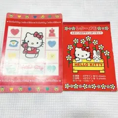サンリオ　ハローキティ キティちゃん　下敷き　レター　メモ帳　平成レトロ