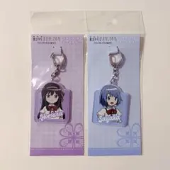 まどか☆マギカ ワルプルギスの廻天 ラメアクリルキーホルダー さやか　暁美ほむら