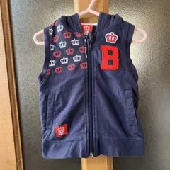 ①③BABY DOLL フード付きベスト 90サイズ