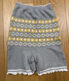 マタニティ インナー 腹帯 M-L グレー イエロー