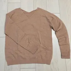 バビロン　カシミヤ100% ベージュ 長袖セーター サイズ38