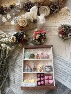 インテリア雑貨　ハンドメイド　ミニチュア ドールハウス