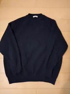 FREAKSSTORE　オーバーサイズニットセーター　ネイビー　sizeM