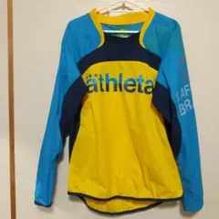 カ*ズ様 athleta 長袖ピステ イエロー/ブルーМサイズ軽量で、苦になりま