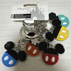 【カルフォルニアディズニー】ミッキーマウス キーチェーンセット 5個