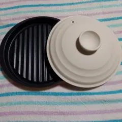電子レンジ調理器 グリルプレート肉も魚も焼き目ついて1台で何役もこなして簡単楽楽のサムネイル