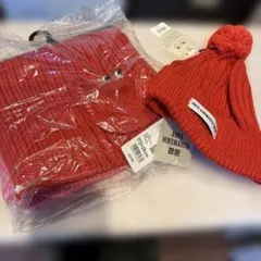 新品アニヤハインドマーチユニクロ　マフラー＆ニット帽