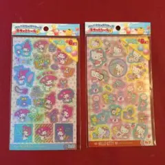 【未使用】サンリオ　ホログラムシール　マイメロ、キティセット