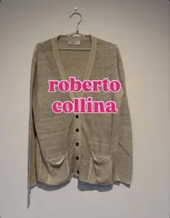 roberto collina_メンズ_カーディガン_ベージュ系_麻