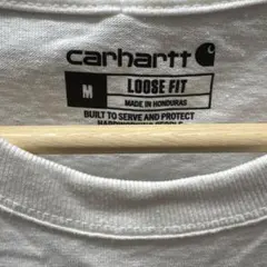 carhartt ホワイト Tシャツ M LOOSE FIT