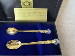 ☆専用‪☆KPゴールドコレクション クリスタル付スプーン＆スタンドセット 2026年最新】KPゴールドコレクション スプーンの人気アイテム - メルカリ