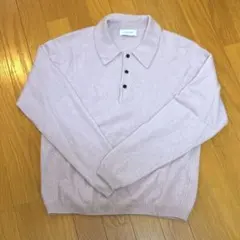 ADAM ET ROPÉ カシミヤ100% ポロニット ピンク M
