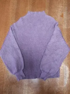 GRL ボリュームスリーブボトルネックニットトップス