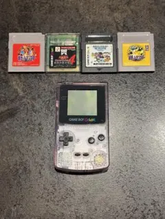 ゲームボーイカラー【本体＋カセット４本】