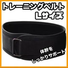 トレーニングベルトL 男女兼用 ジム 筋トレ パワーベルト 腹筋　保護
