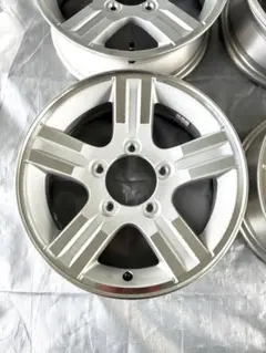 スズキ JB23ジムニー純正アルミホイール②2本　新車外し