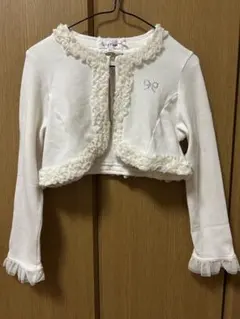 ⭐︎お値下げしました⭐︎any FAMのフリル付きクロップドジャケット 120