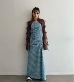 MAISON SPECIAL チェックワンピース