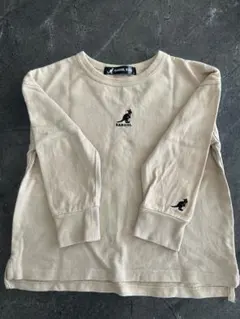 KANGOL KIDS ベージュ 長袖カットソー