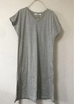 新品未使用niko and… チュニックワンピースシルケットスリットニコアンド