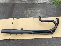 ☆am☆ 　サンダーヘッダーマフラー　エボ　FXR サンダーヘッダー フルエキゾースト・マフラー ブラック FXR