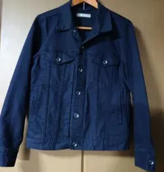 ナノユニバース　ブラックデニムジャケット　Sサイズ
