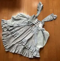 EIKO KONDO ロングジレ ラッフル コットンリネン 変形 ジップアップ
