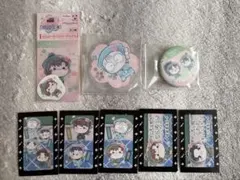 フリューくじ　忍たま乱太郎 ステッカー&クリアカード　缶バッジ　アクスタ　半券