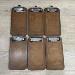 【個別売りも可✨レトロ雑貨✨】木製 クリップボード 6個セット