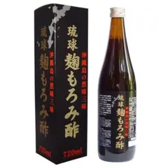류큐 코지 모로미 식초, 720ml, 피로 회복, 신진 대사 개선, 흑설탕 함유, 적당히 달고 마시기 쉬움
