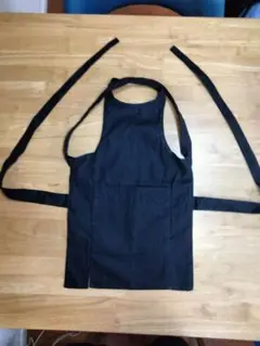 腹掛け　黒とグレーのエプロン サイズ4　キッズ