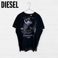00s DIESEL グラフィックTシャツ Y2K グランジ
