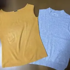 ノースリーブセーター