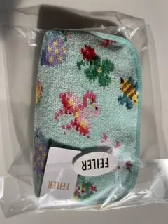 【新品未使用】フェイラー×神崎恵さんコラボ ポーチ（ペールグリーン）