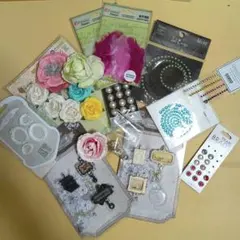 デコレーション素材セット　スクラップブッキング