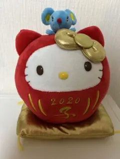 ハローキティ 2020年 ぬいぐるみ 赤　だるま（まとめ売りお安くします♪）
