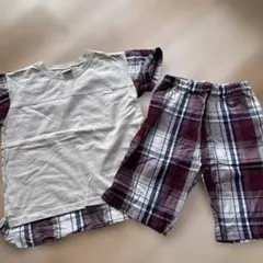 プティマイン 半袖Tシャツ 上下セット 110のサムネイル