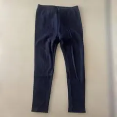 UNIQLO リブレギンス 110cm 黒