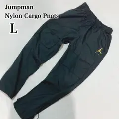 NIKE ジョーダン　ジャンプマン　ナイロンカーゴパンツ　L ブラック