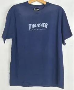 Thrasher スラッシャー ロゴTシャツ Sサイズ ネイビー
